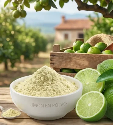 Limón en polvo