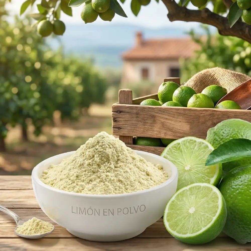 Limón en polvo